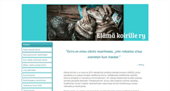 Desktop Screenshot of elamakoirille.fi