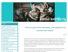 Tablet Screenshot of elamakoirille.fi